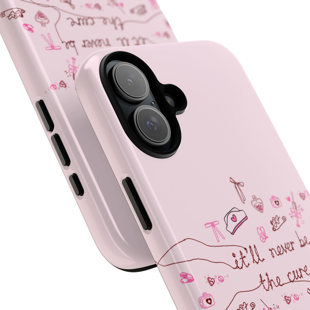 Never The Cure iPhone Case