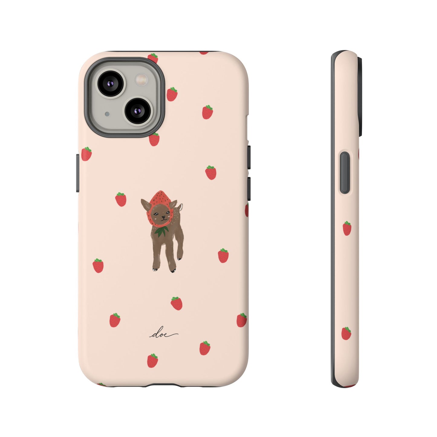 Strawberry Fawn iPhone Case
