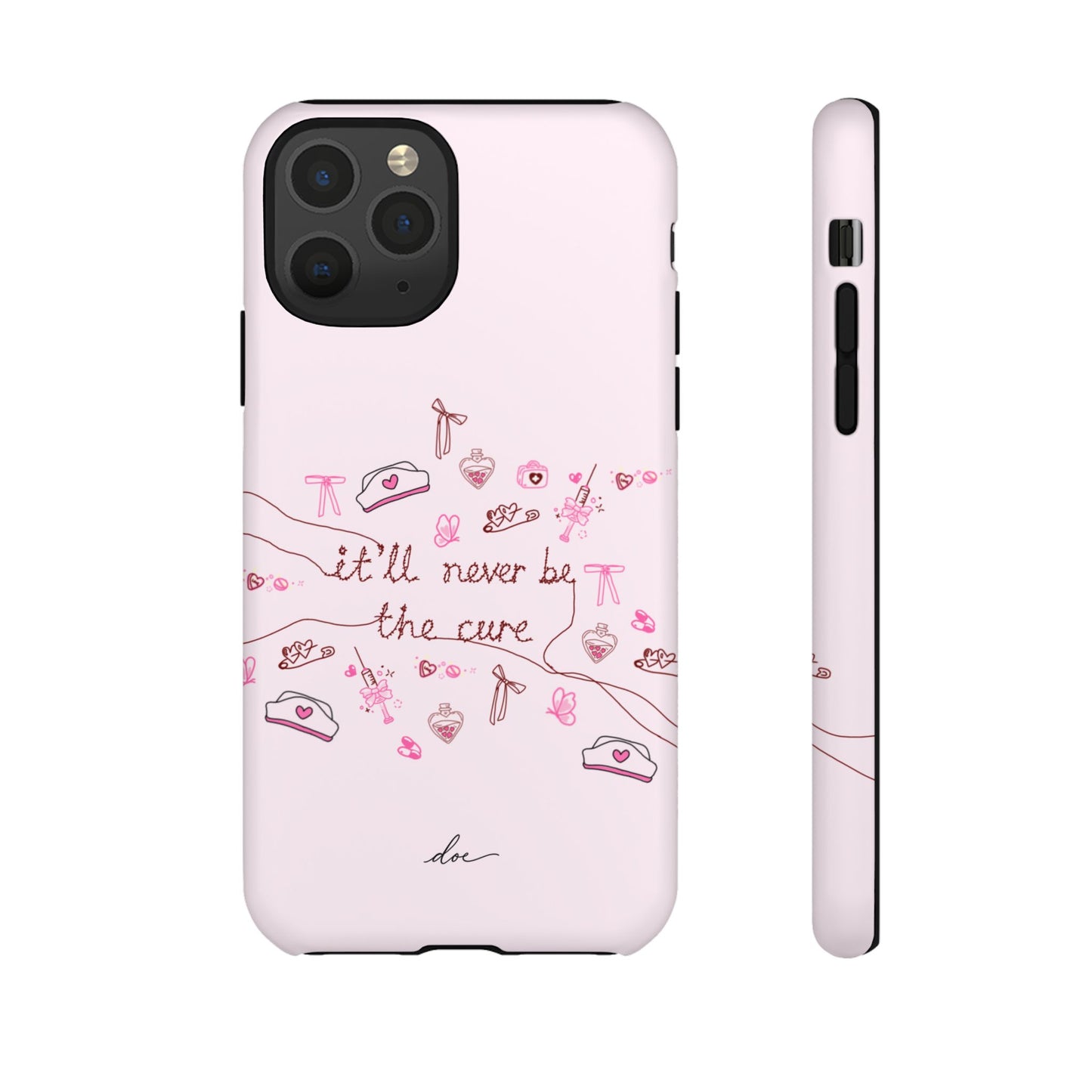 Never The Cure iPhone Case