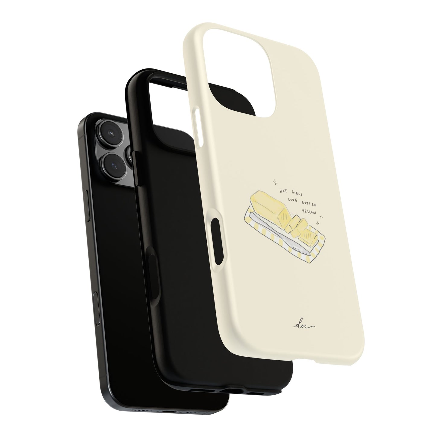 Butter Yellow iPhone Case