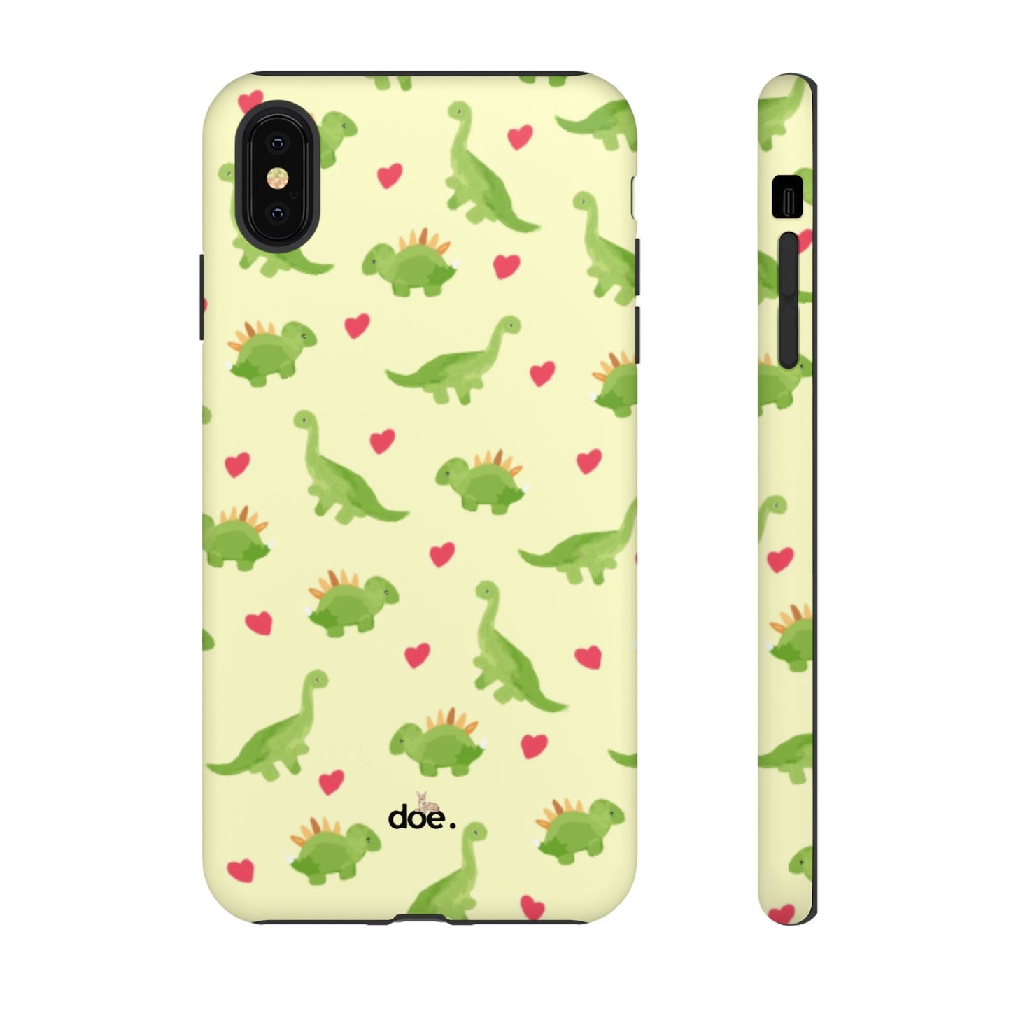 Dino Doodles iPhone Case
