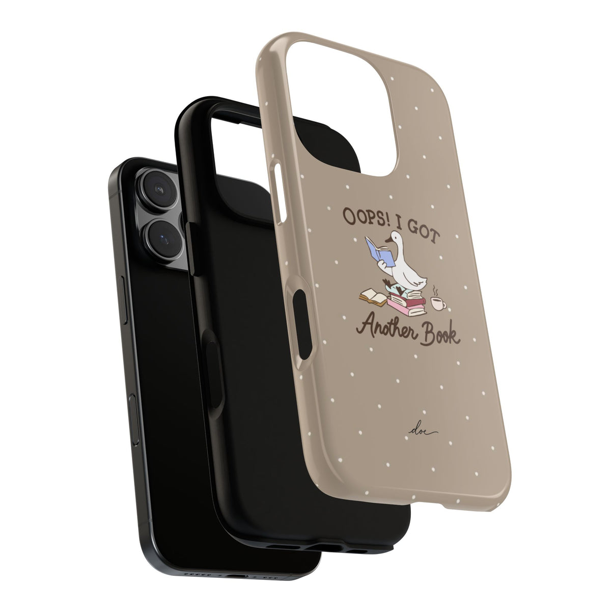 Oops Another Book! iPhone Case