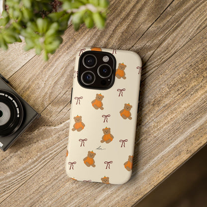 Pumpkin Bows iPhone Case