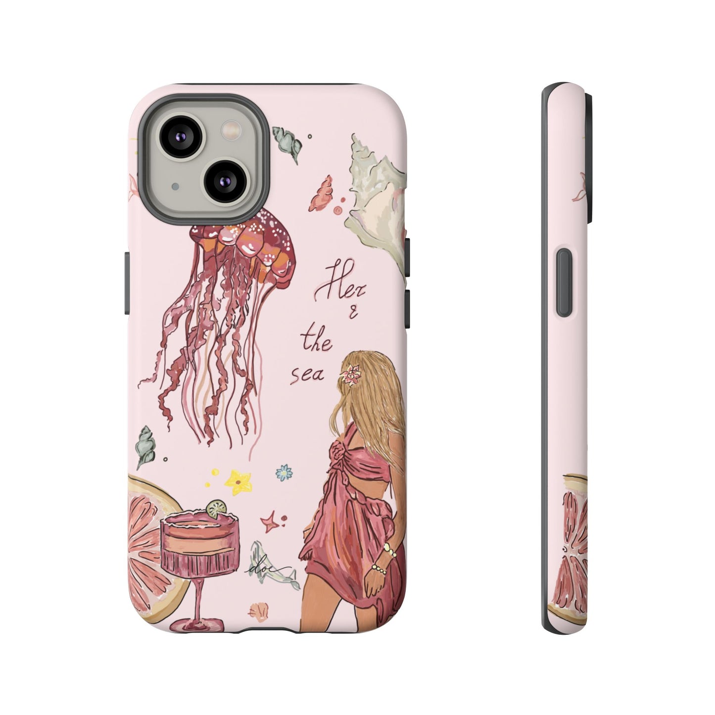 Her & The Sea iPhone Case