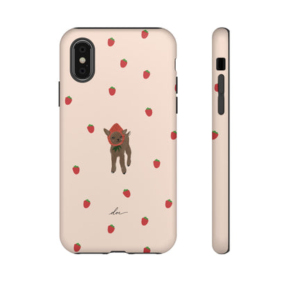 Strawberry Fawn iPhone Case