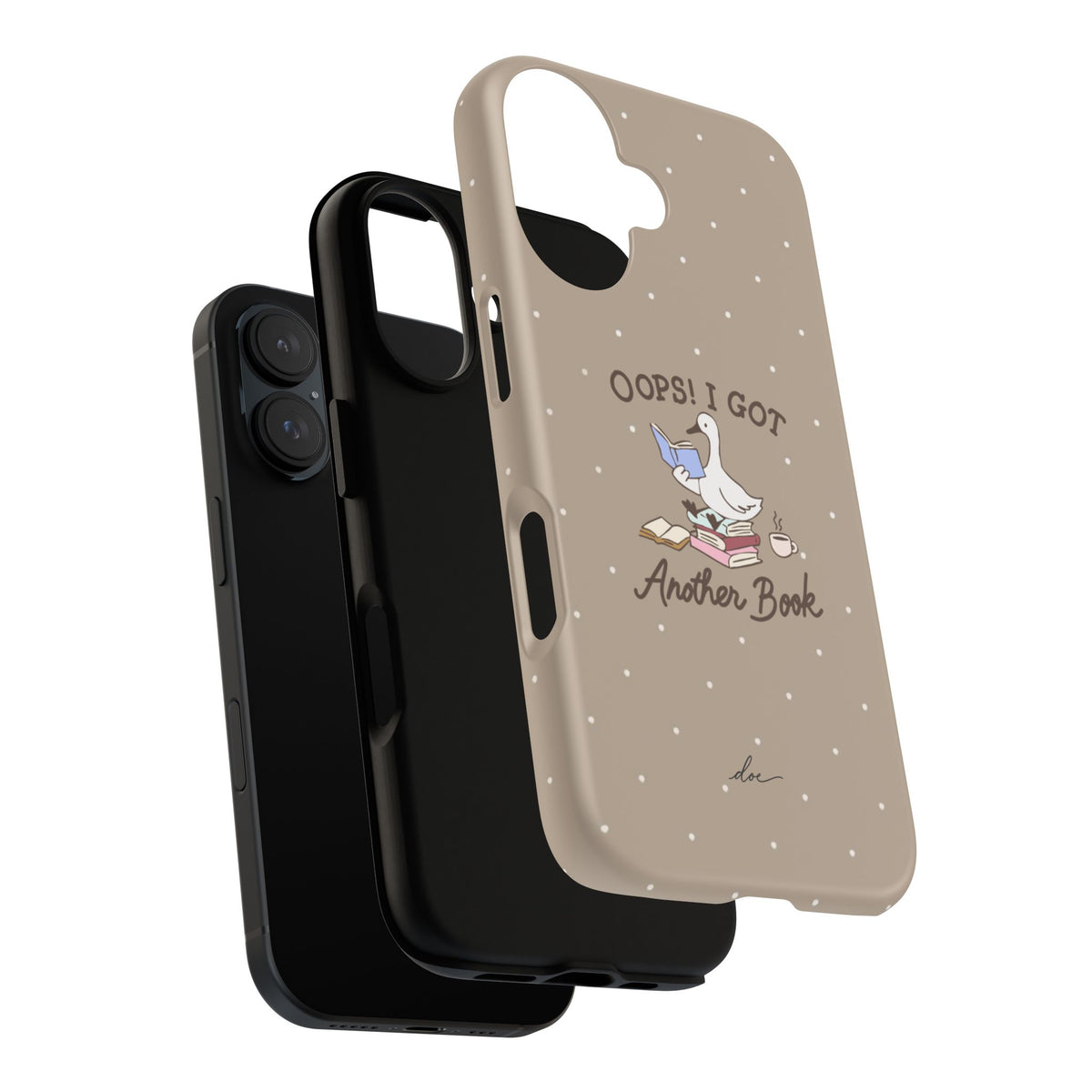 Oops Another Book! iPhone Case