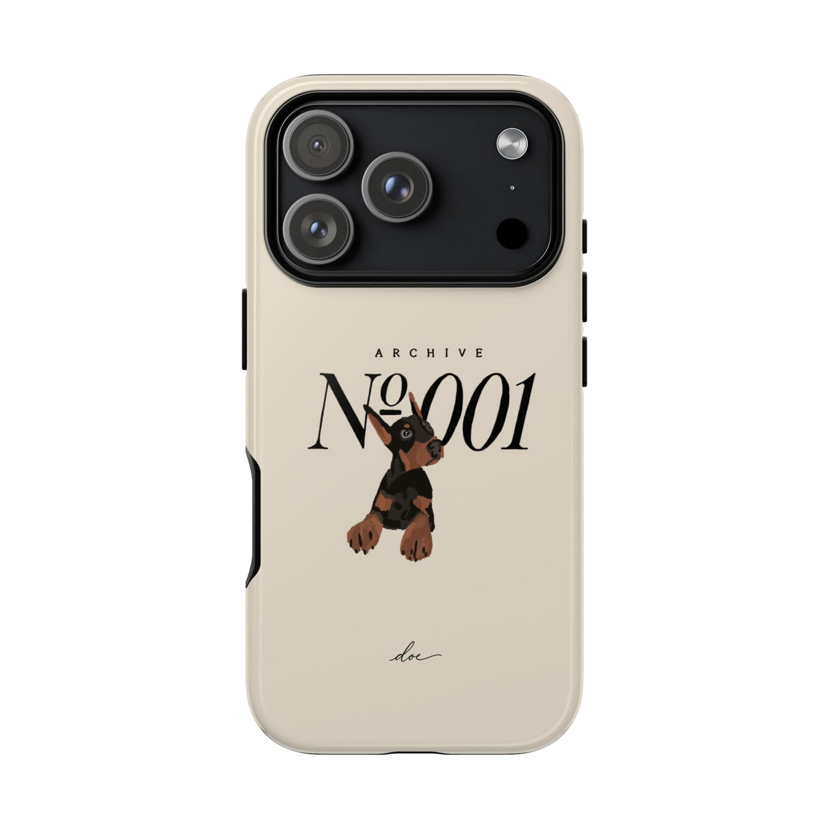 Doberman 001 iPhone Case