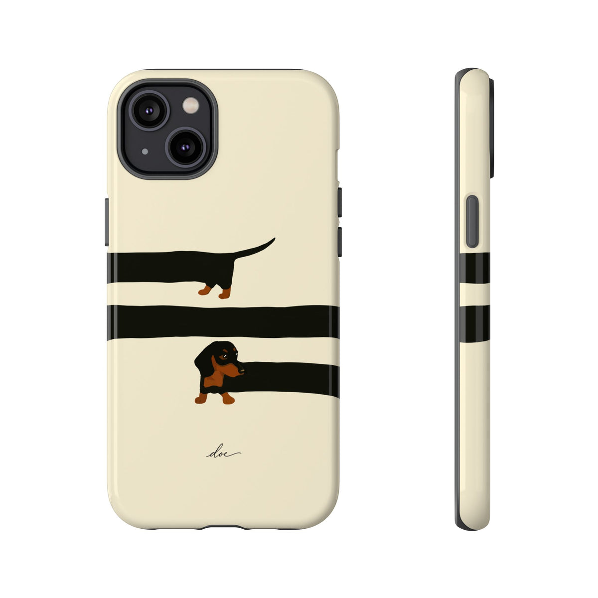 Stretchy The Dachshund iPhone Case