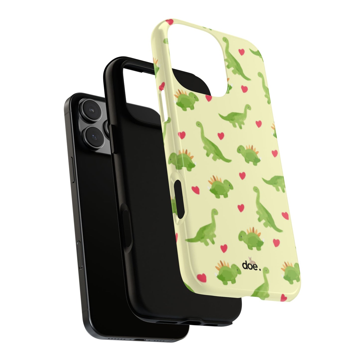 Dino Doodles iPhone Case