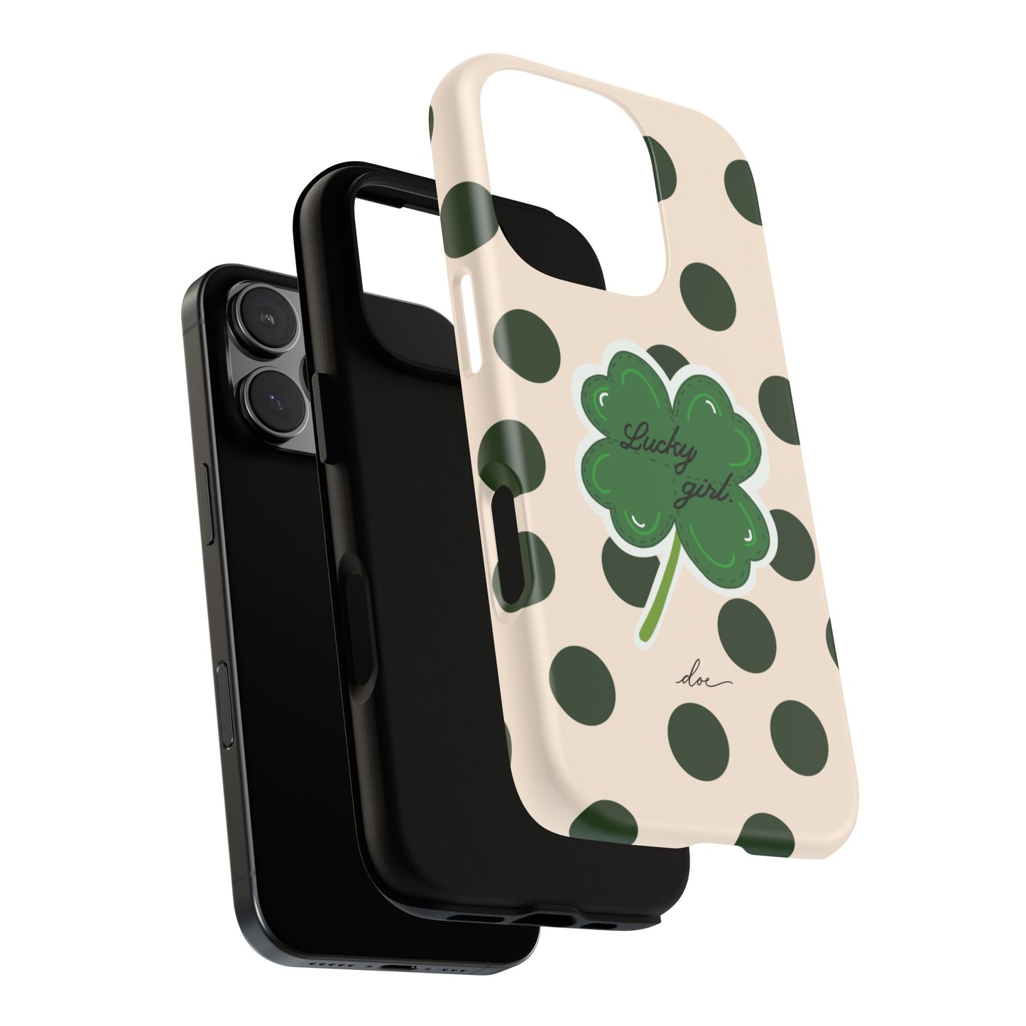 Lucky Girl iPhone Case