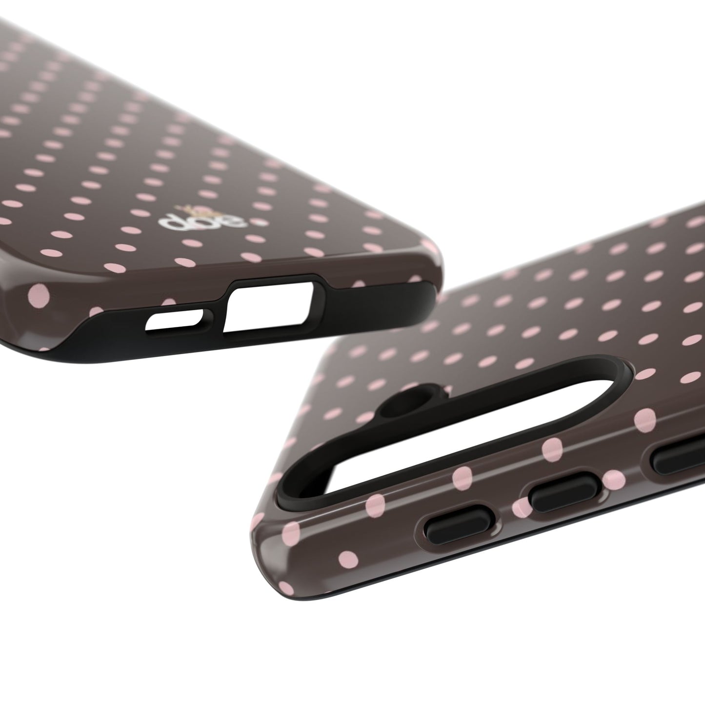 Brown Polka Dot Samsung Case