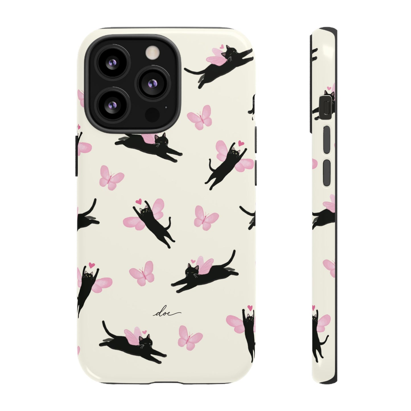 Black Cat iPhone Case