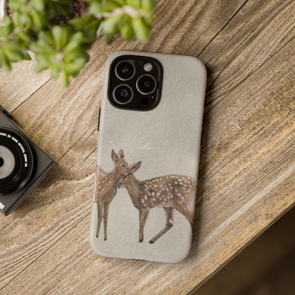 Deer Duo iPhone Case