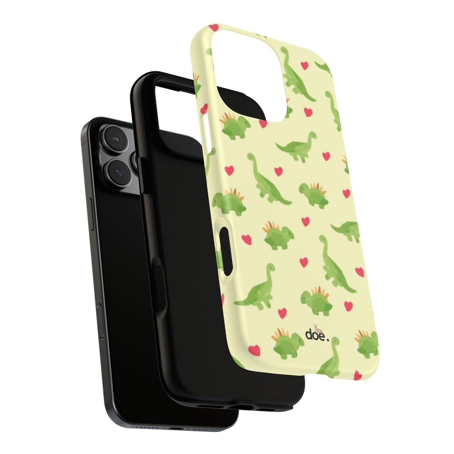 Dino Doodles iPhone Case
