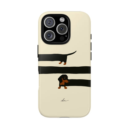Stretchy The Dachshund iPhone Case