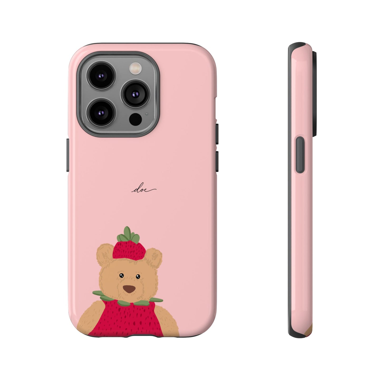 Strawberry Bear iPhone Case