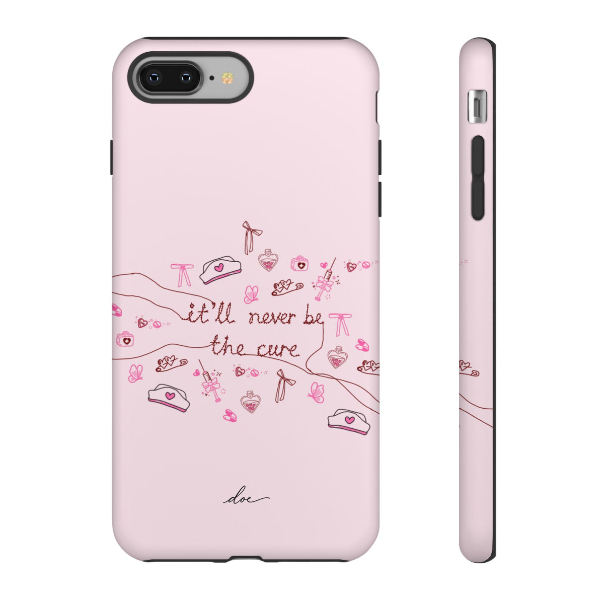 Never The Cure iPhone Case