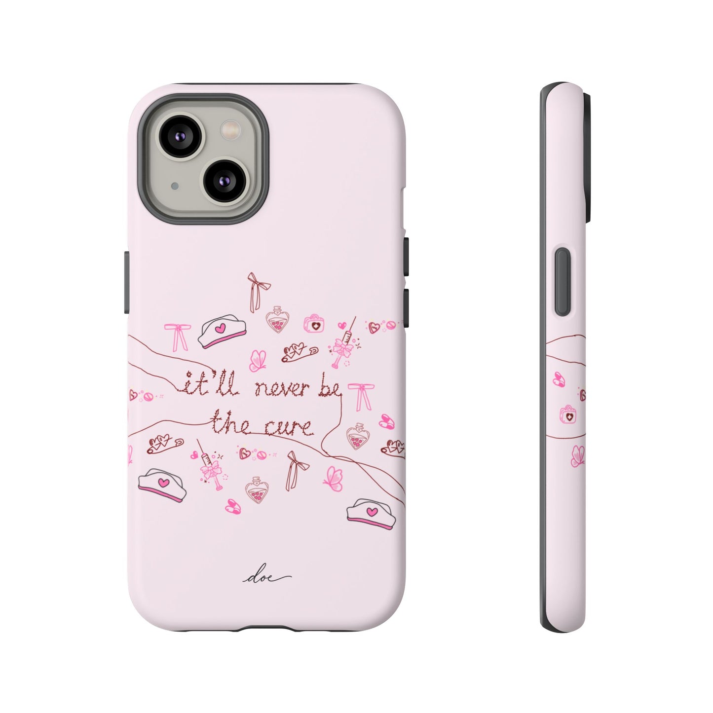 Never The Cure iPhone Case