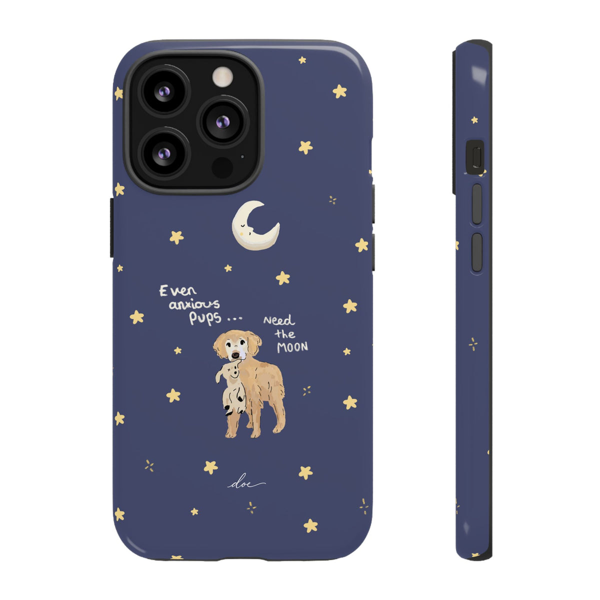 Anxious Pup iPhone Case