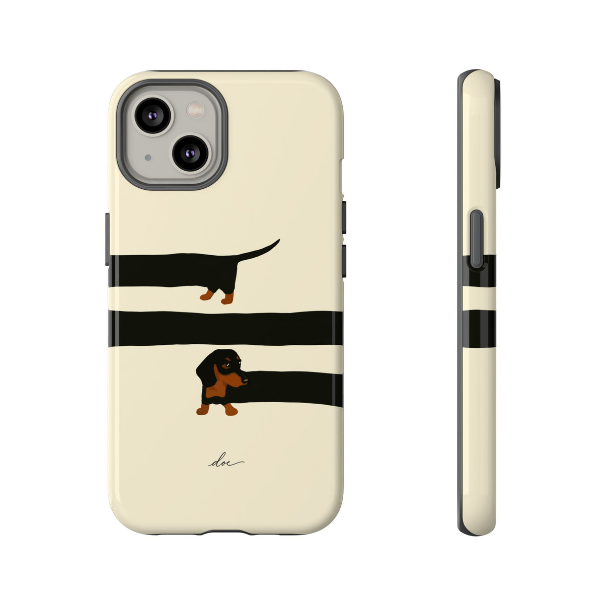 Stretchy The Dachshund iPhone Case
