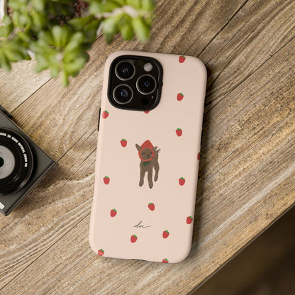 Strawberry Fawn iPhone Case