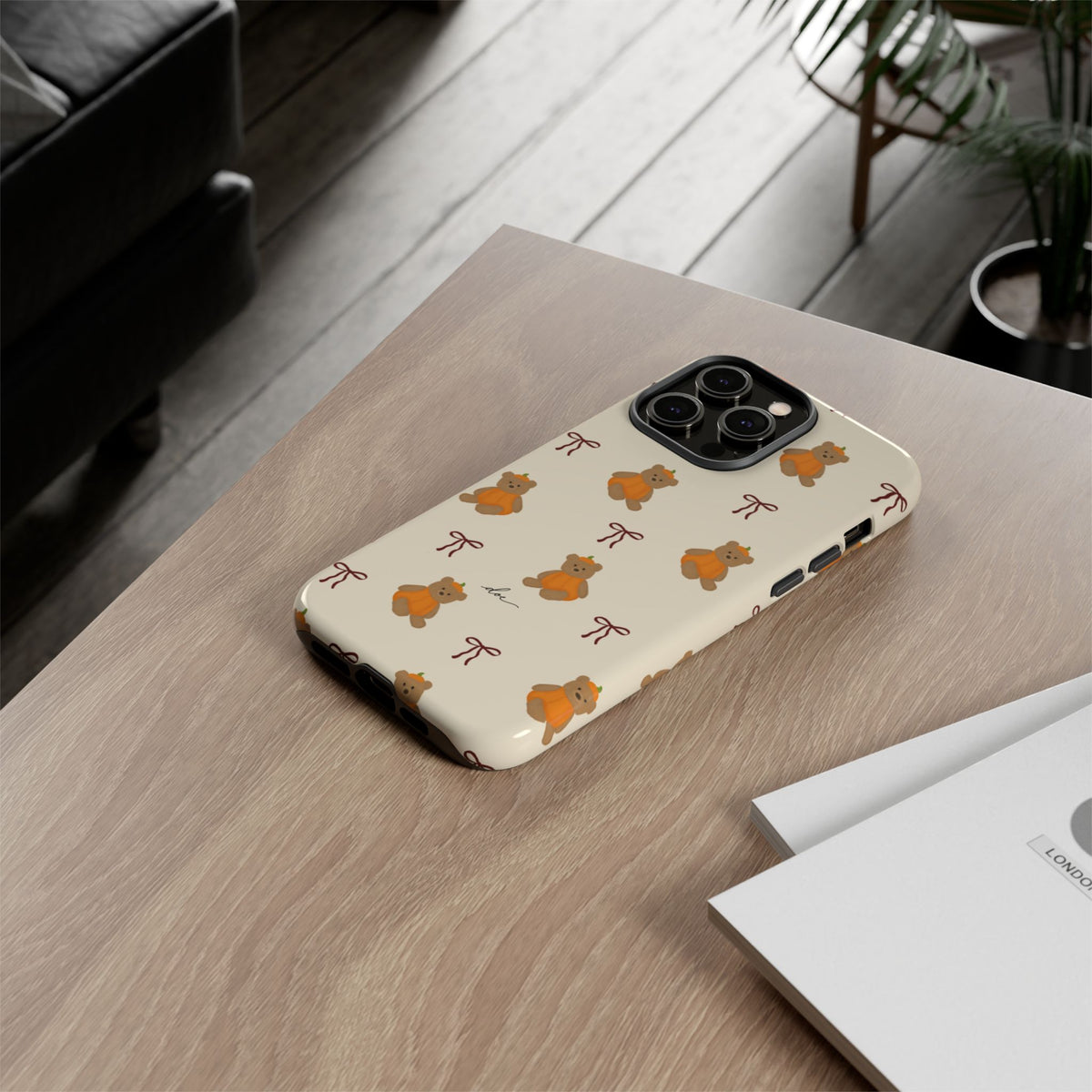 Pumpkin Bows iPhone Case
