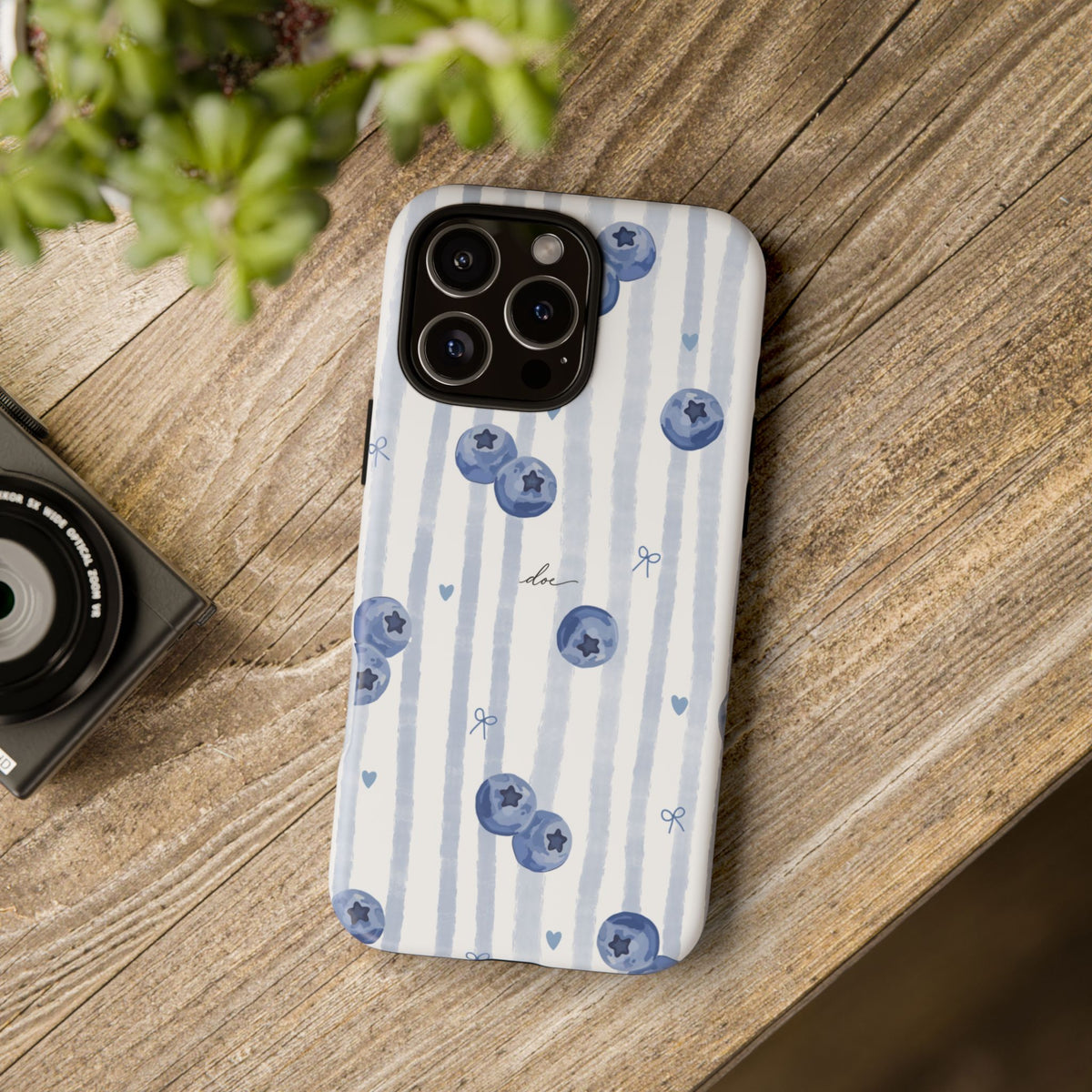 Blueberries iPhone Case
