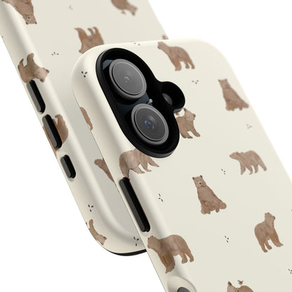 Brown Bears iPhone Case