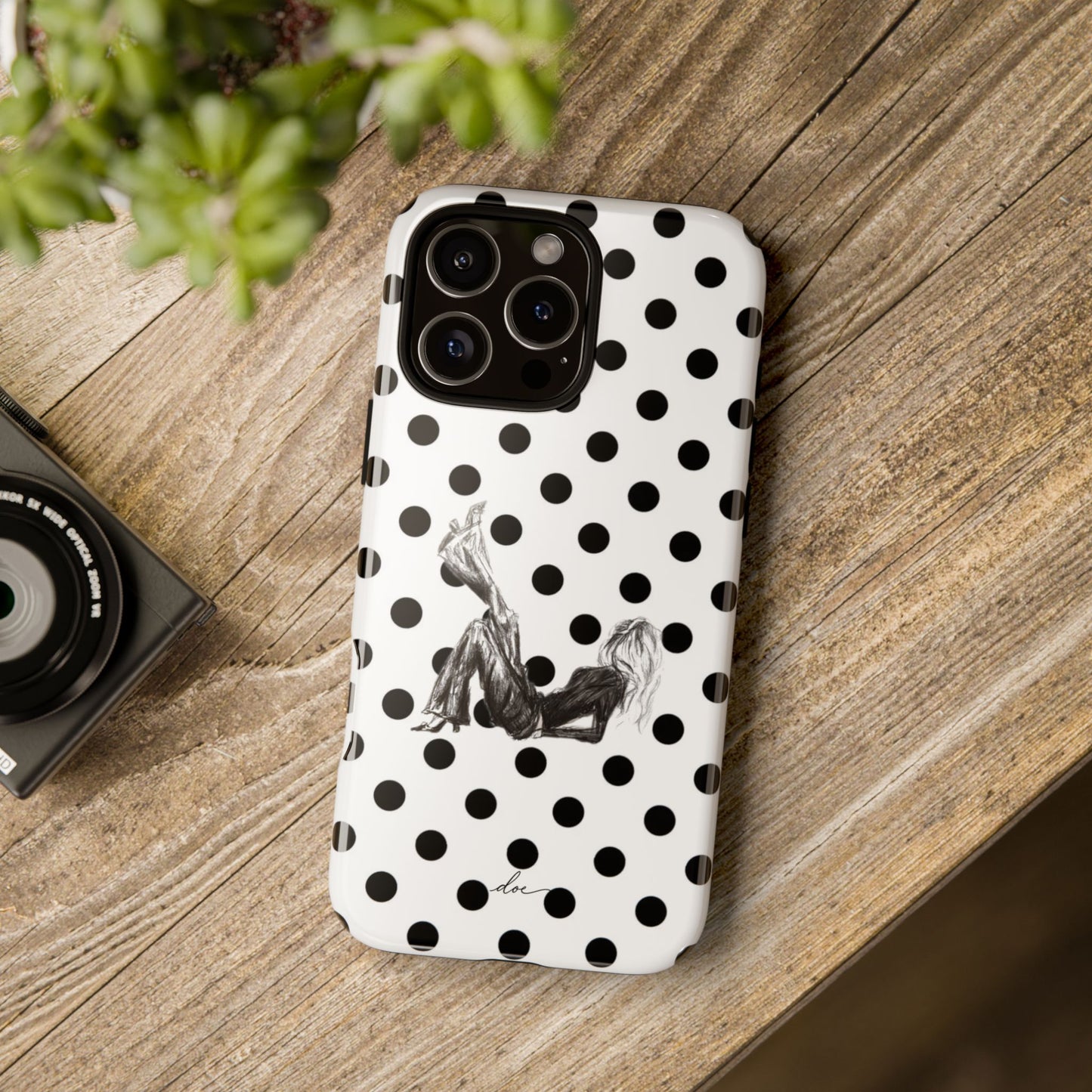 Polka Vouge Club iPhone Case