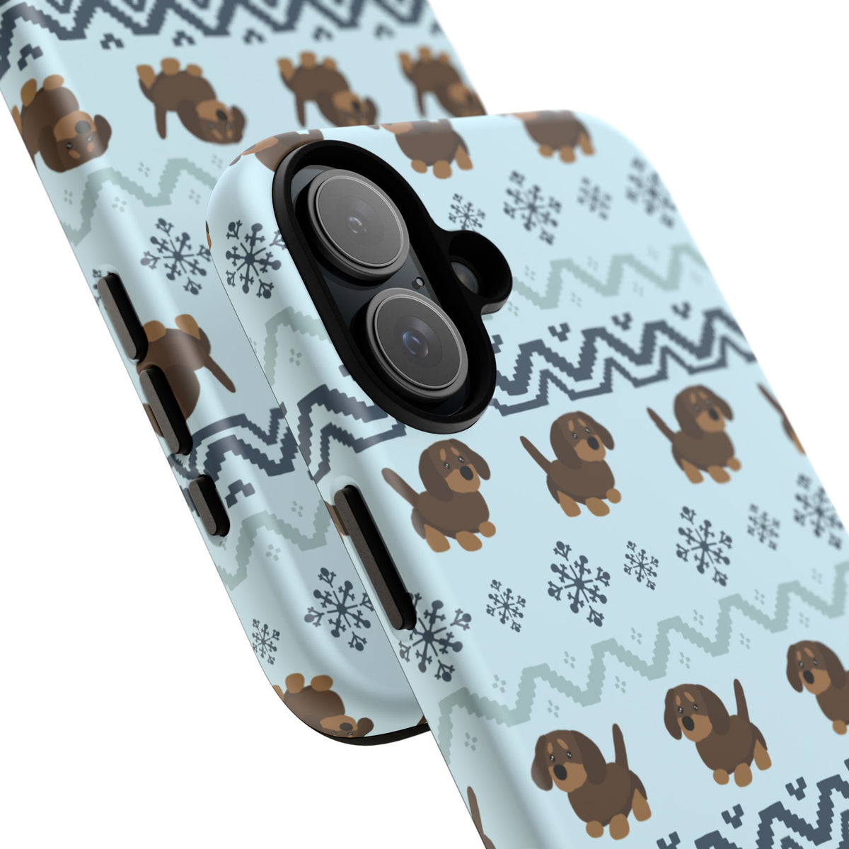 Christmas Dachshunds iPhone Case