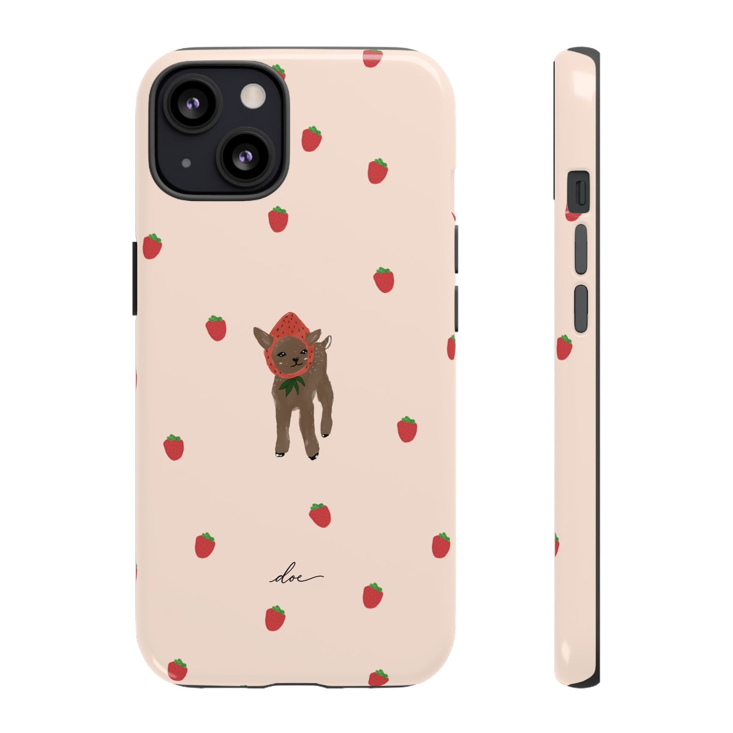 Strawberry Fawn iPhone Case