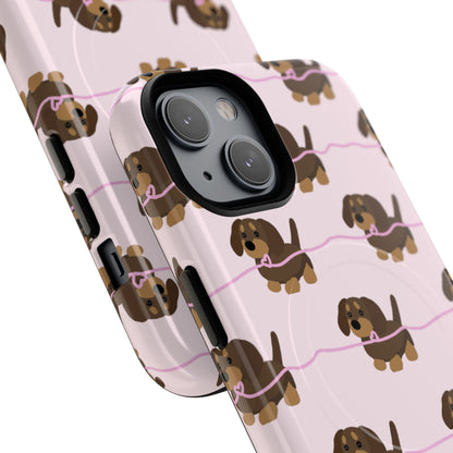 Pink Dachshunds Magsafe Case
