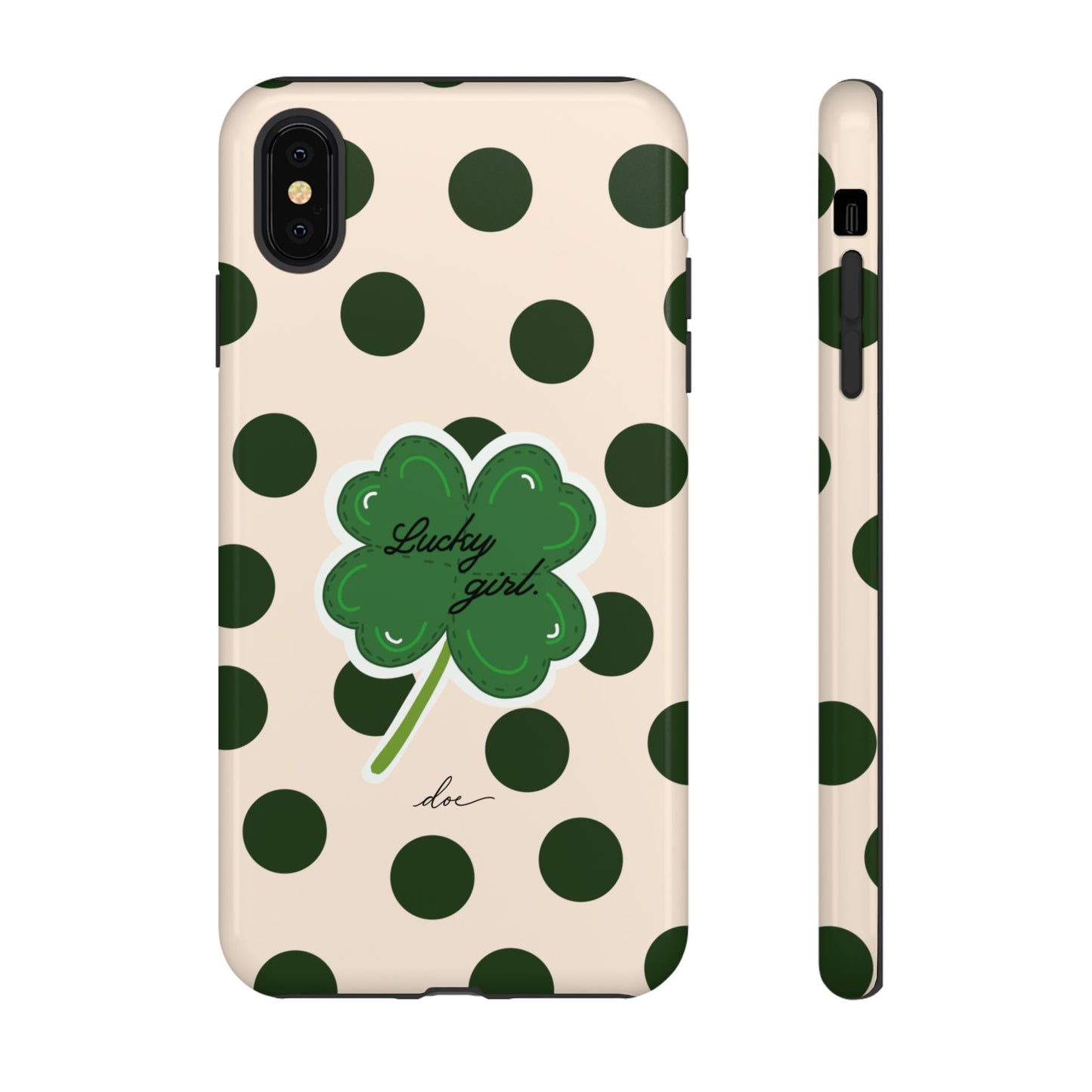 Lucky Girl iPhone Case