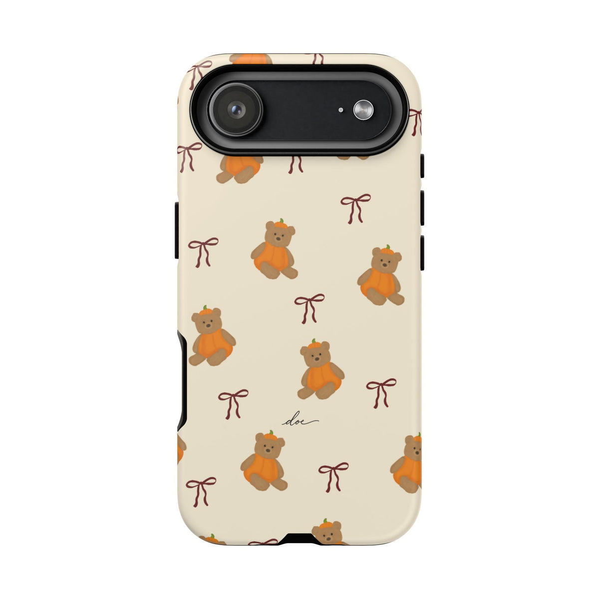 Pumpkin Bows iPhone Case