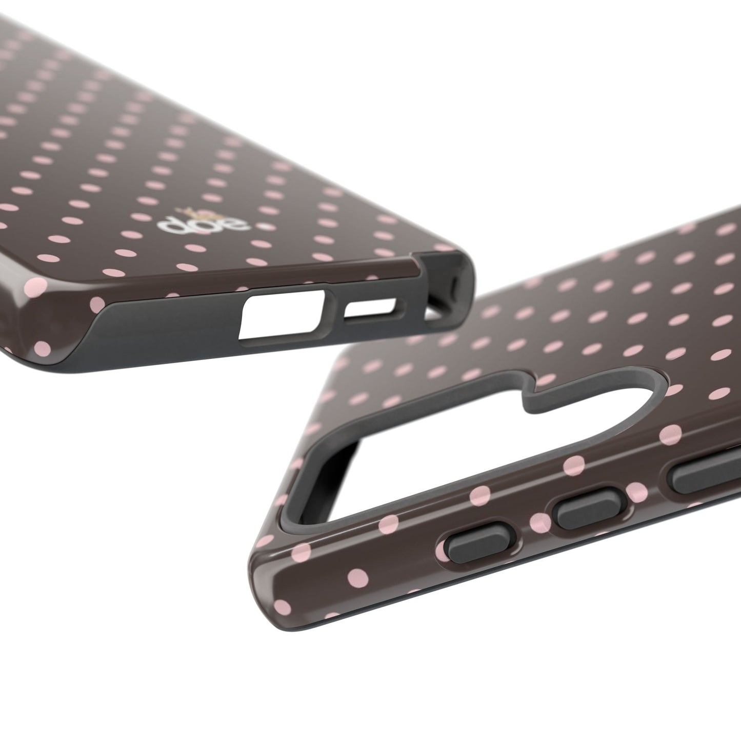 Brown Polka Dot Samsung Case