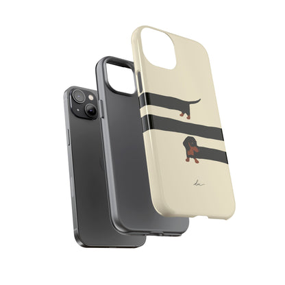 Stretchy The Dachshund iPhone Case