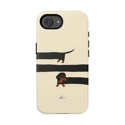 Stretchy The Dachshund iPhone Case