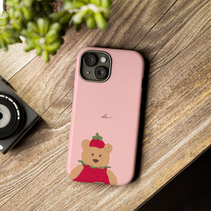 Strawberry Bear iPhone Case