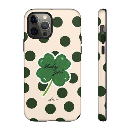 Lucky Girl iPhone Case