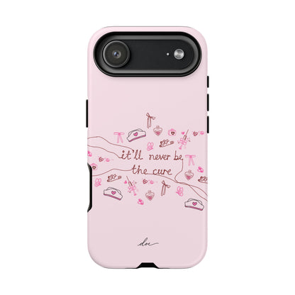 Never The Cure iPhone Case