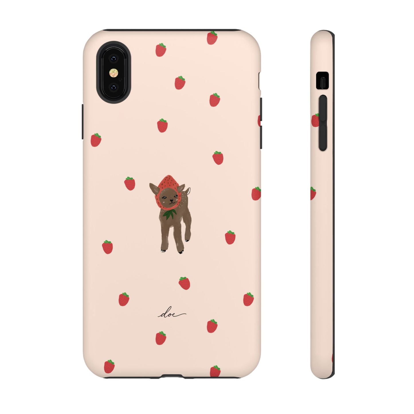 Strawberry Fawn iPhone Case
