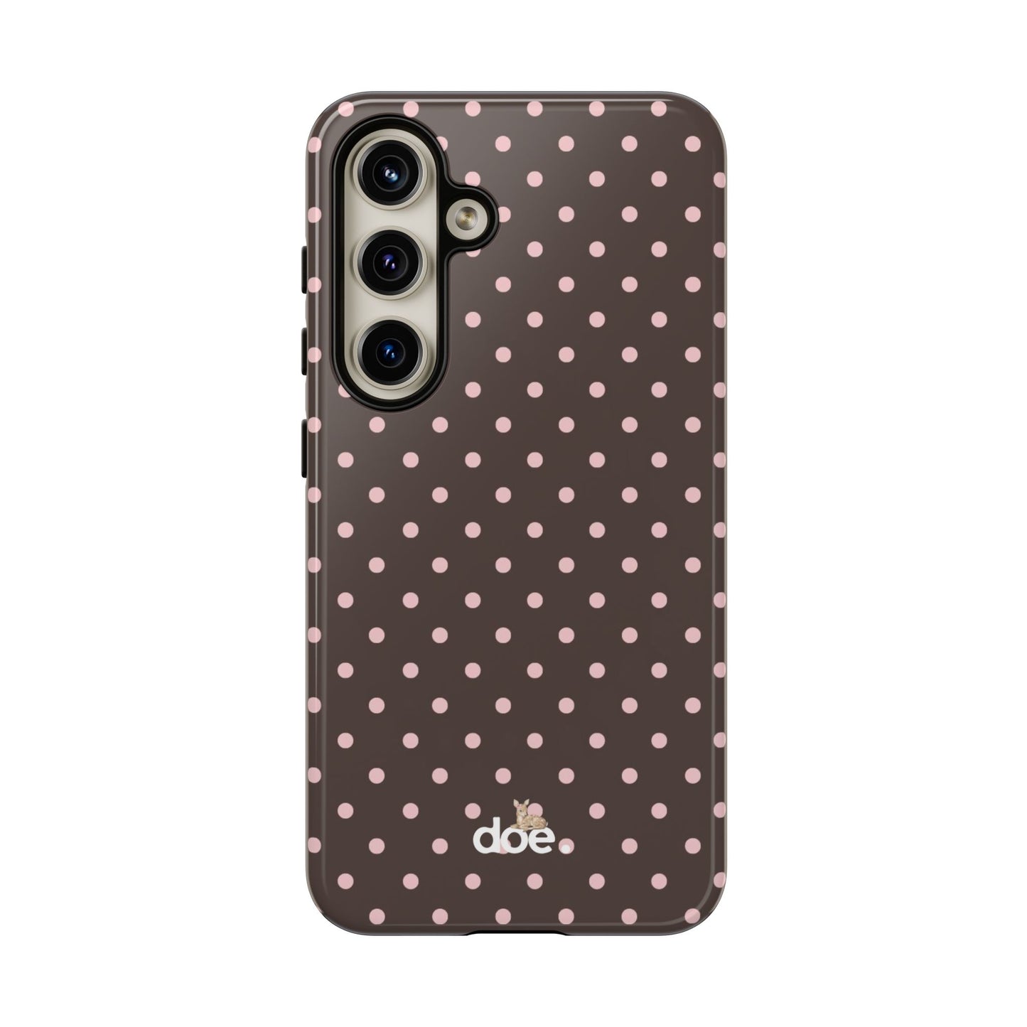 Brown Polka Dot Samsung Case
