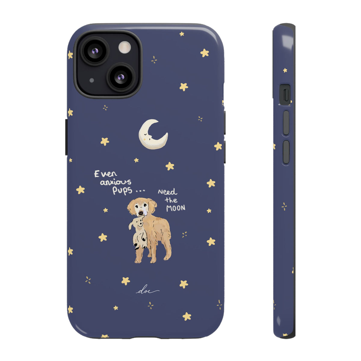 Anxious Pup iPhone Case