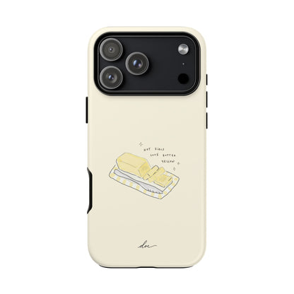Butter Yellow iPhone Case