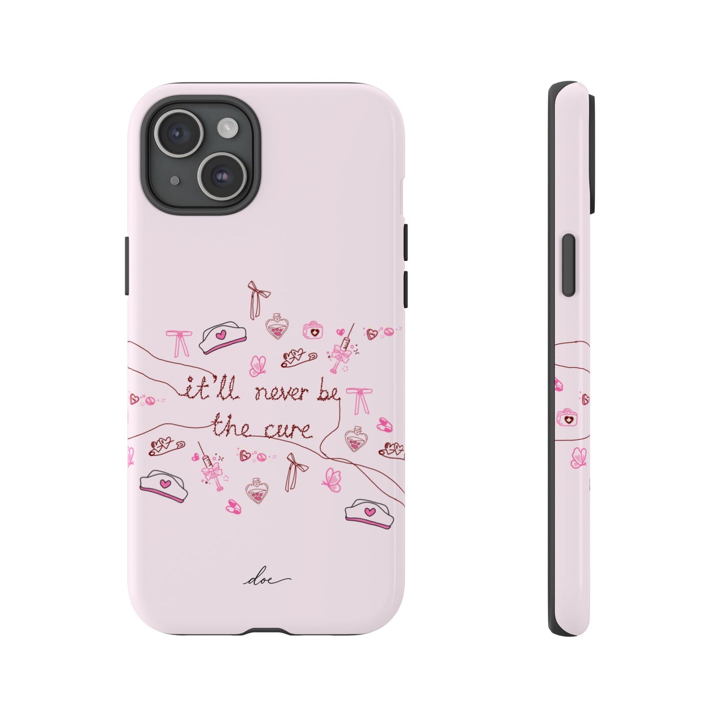 Never The Cure iPhone Case