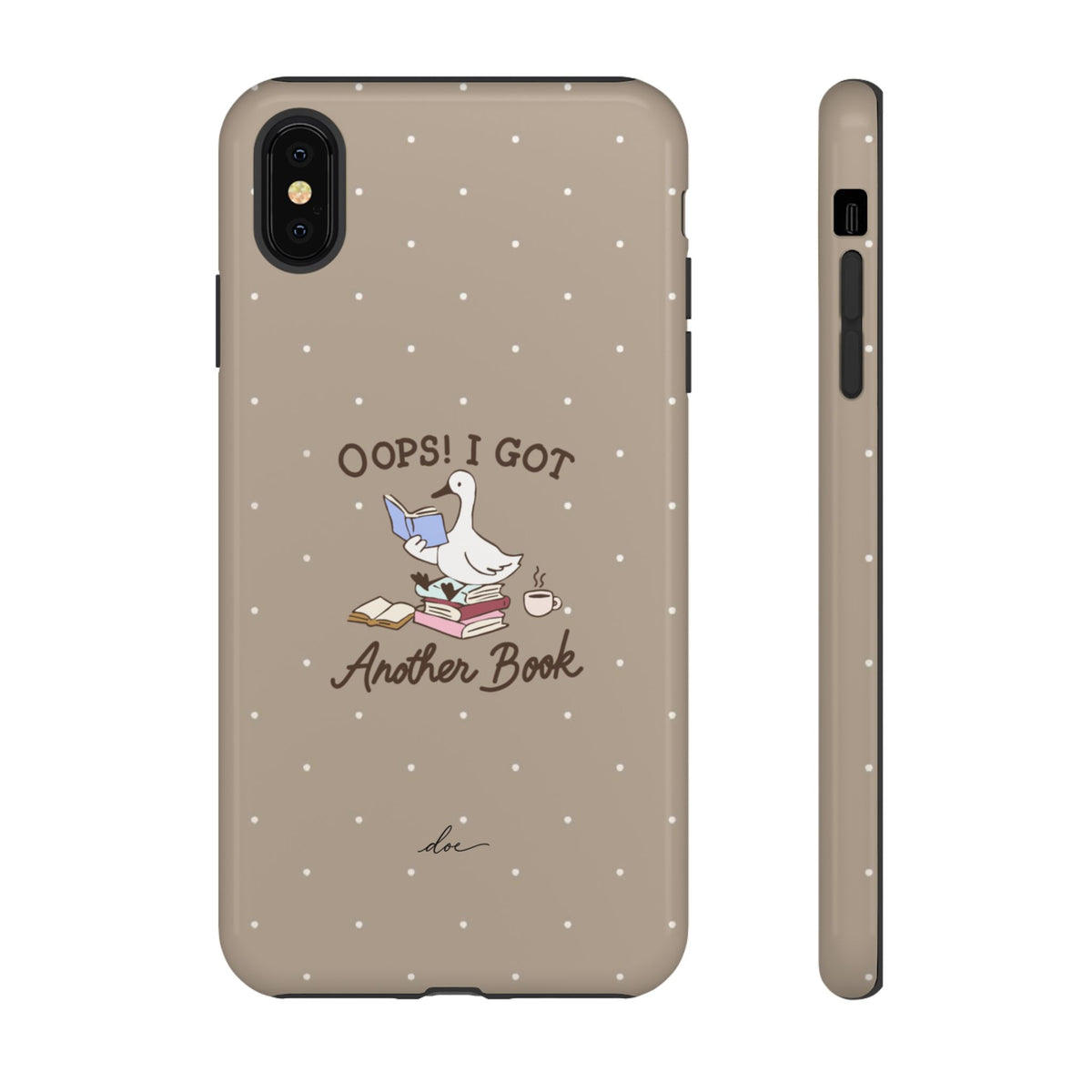 Oops Another Book! iPhone Case