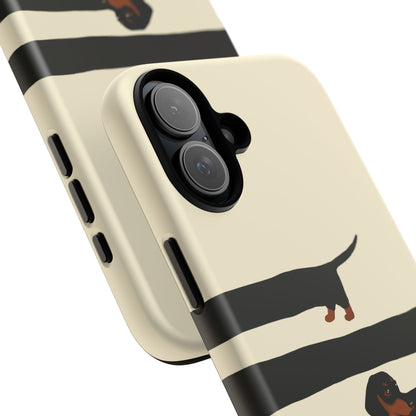 Stretchy The Dachshund iPhone Case