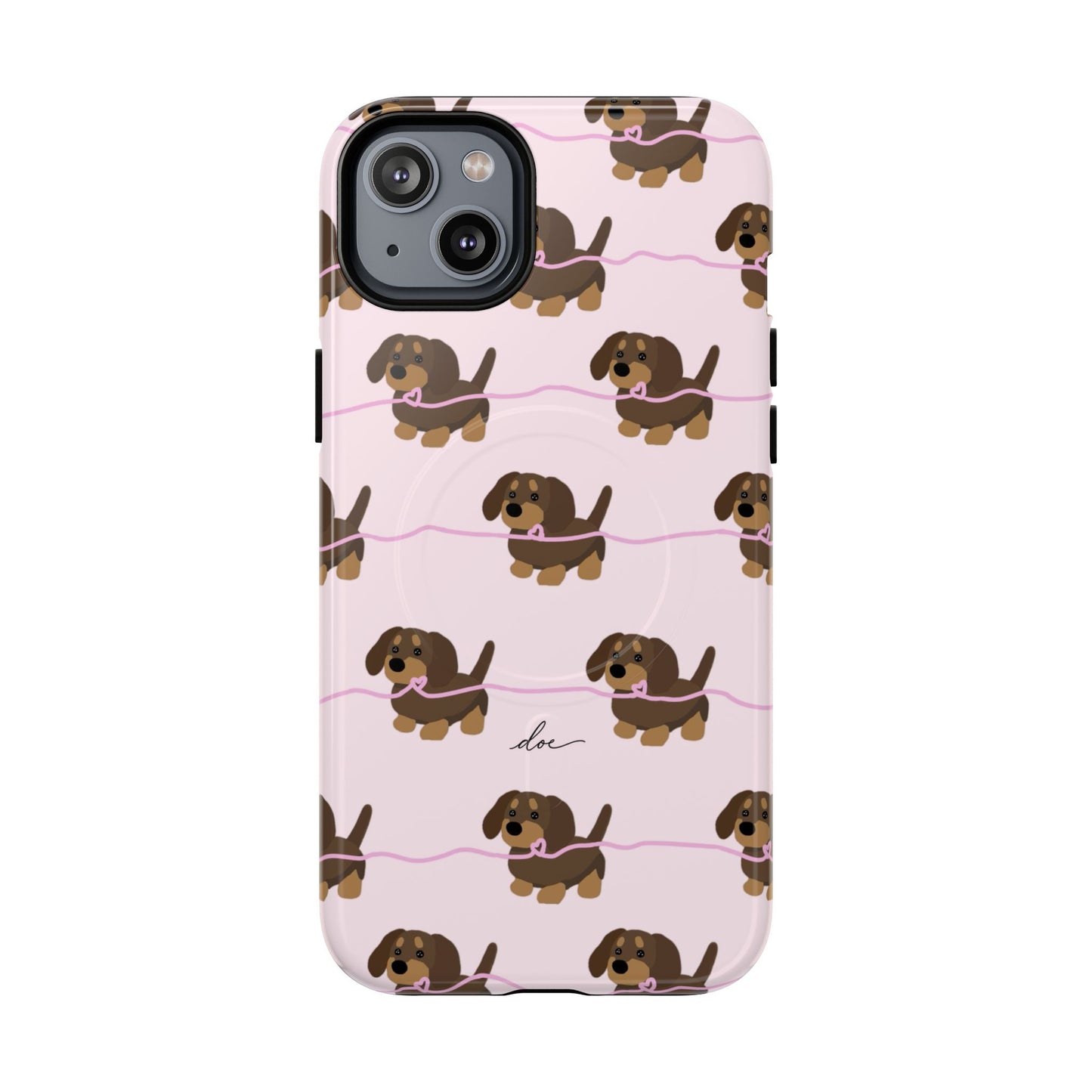 Pink Dachshunds Magsafe Case