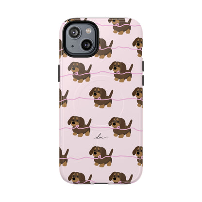 Pink Dachshunds Magsafe Case