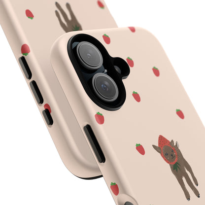 Strawberry Fawn iPhone Case